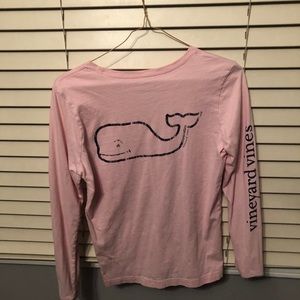Pink Vineyard Vines long sleeve